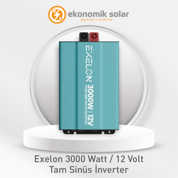 Exelon 3000 Watt / 12 Volt Tam Sinüs İnverter