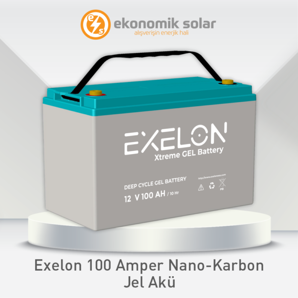 Exelon 100 Amper Nano-Karbon Jel Akü