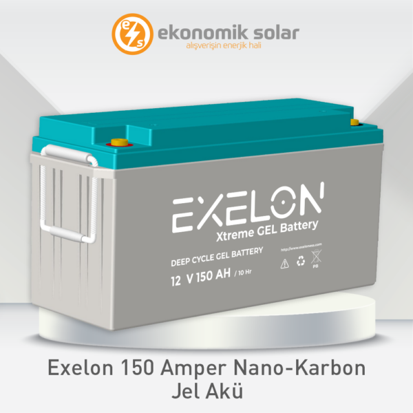 Exelon 150 Amper Nano-Karbon Jel Akü